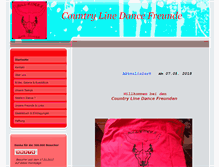 Tablet Screenshot of country-line-dance-freunde.at